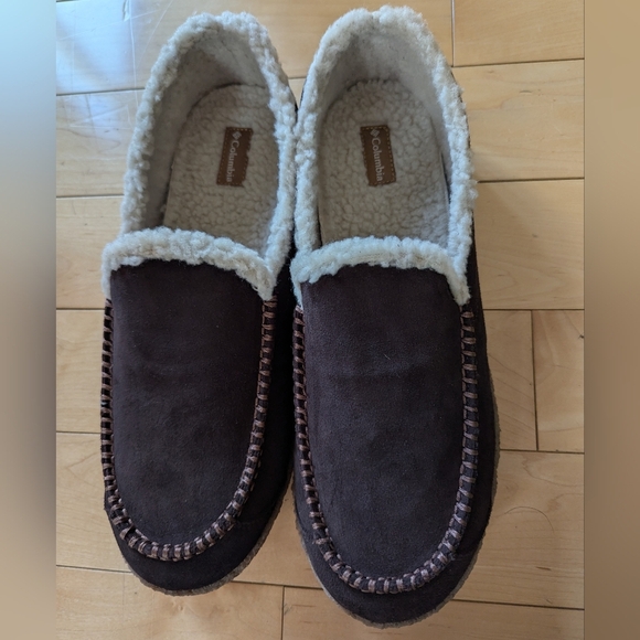 Columbia Fairhaven Brown Suede Slipper Size 10 Or 11 Mens New! - Picture 4 of 7